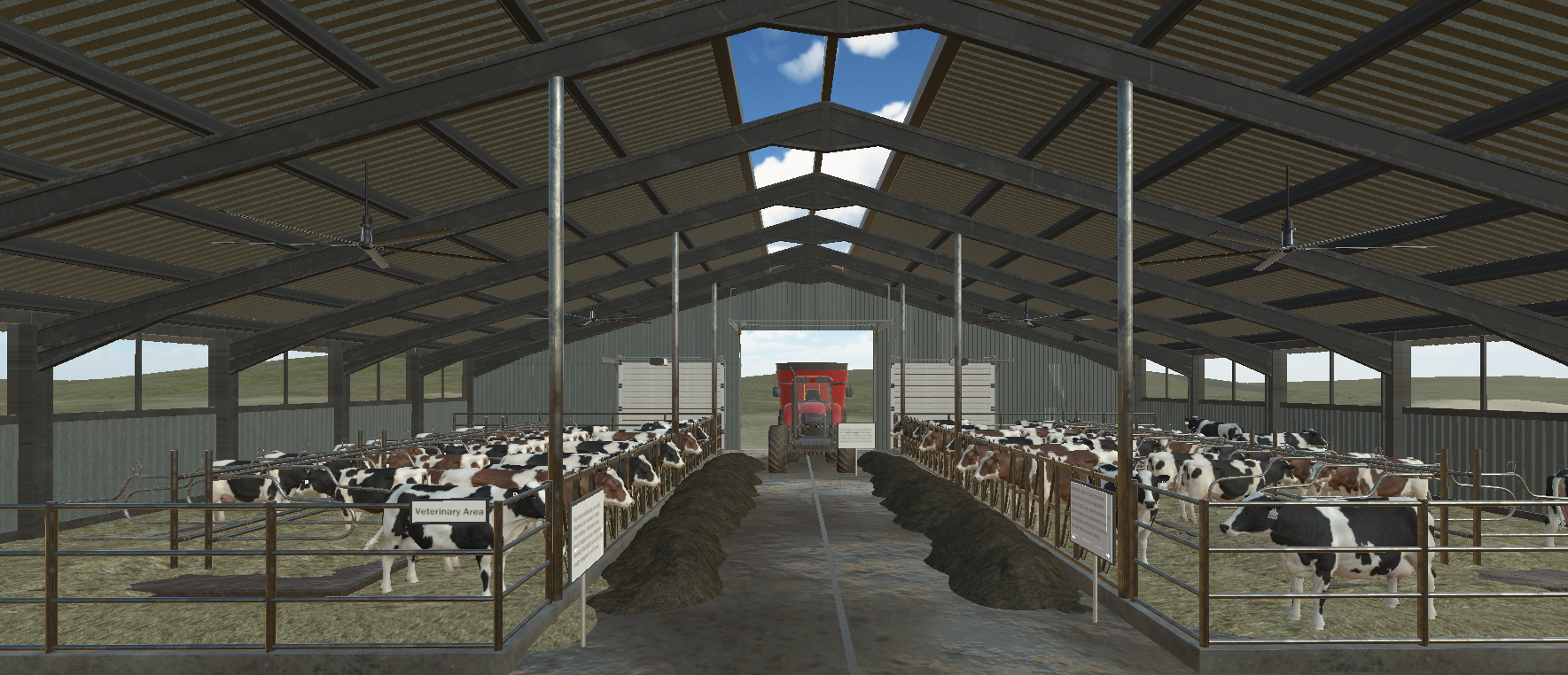 Virtual Reality Dairy Barn