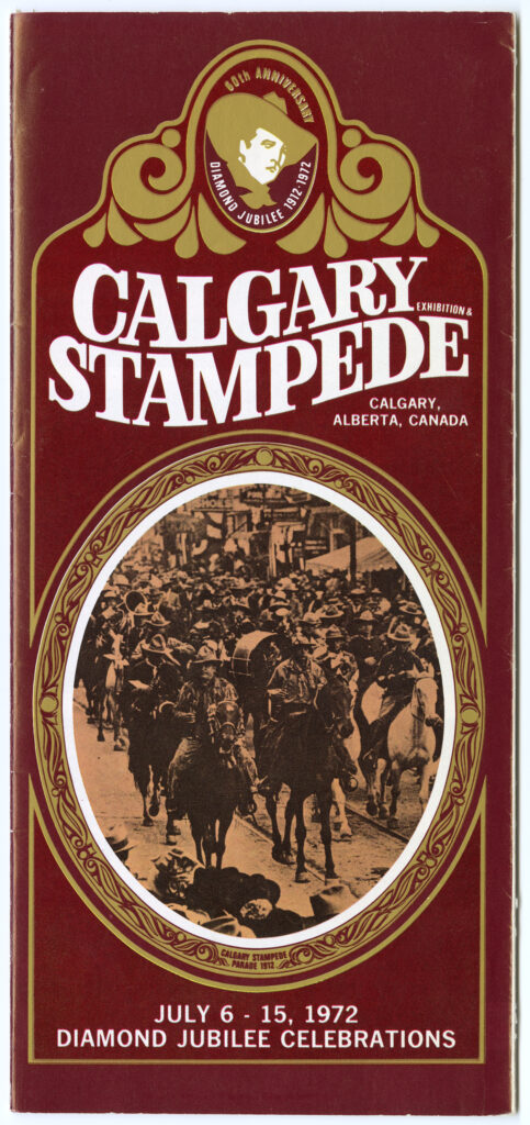 Promotional brochure for Stampede’s Diamond Jubilee
